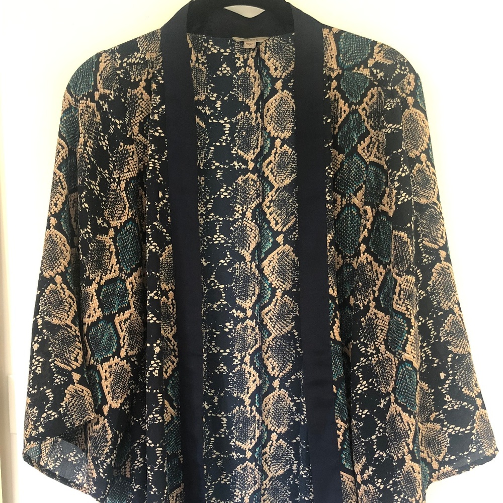 Guess snake-print kimono